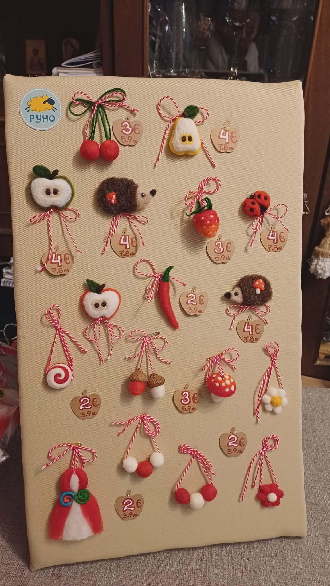 Martenitsi - traditional Bulgarian spring decorations